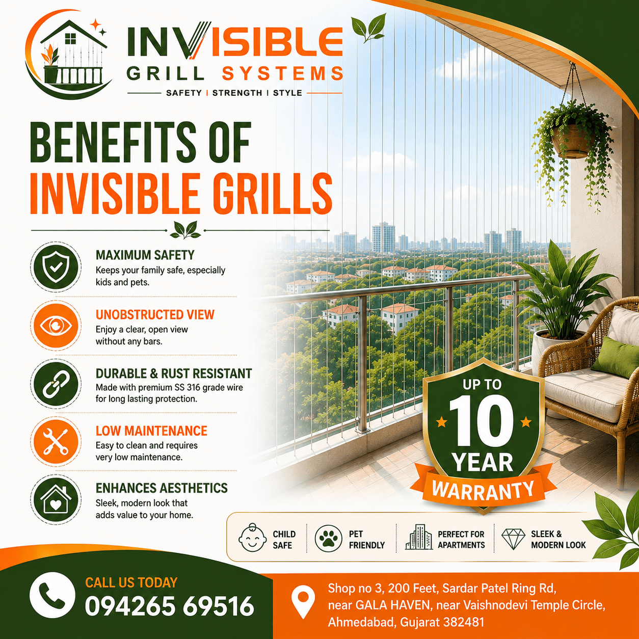 Benefits of Invisible Grills